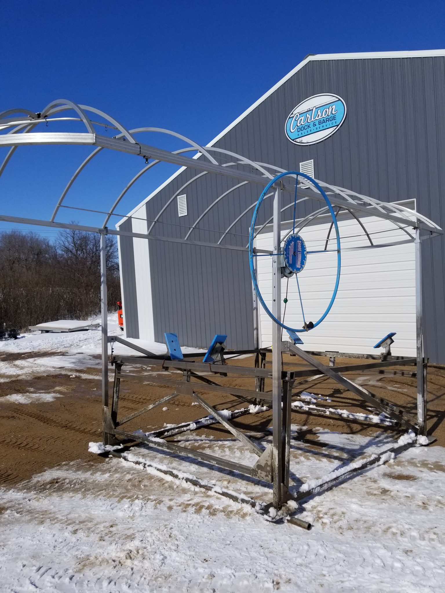 Used Newman 1696 Boat Lift (#1007) - Image 5